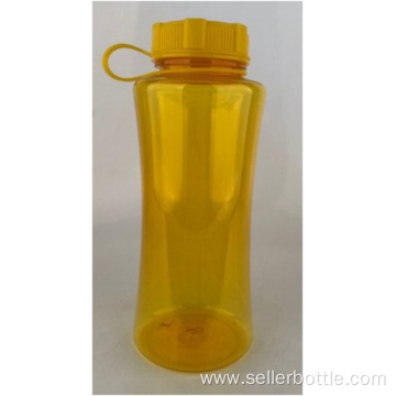1000mL Yellow Wide Mouth Water Bottle